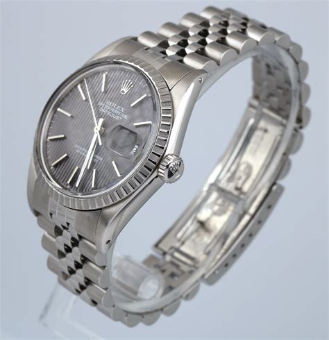 rolex datejust jubilee grey